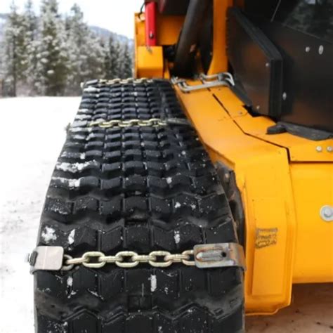 tracks and chains on skid steer|rubber track chains.